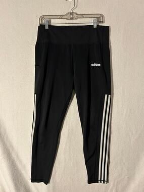 Adidas Leggings Womens Athletic Activewear Gym Yoga Pants Logo